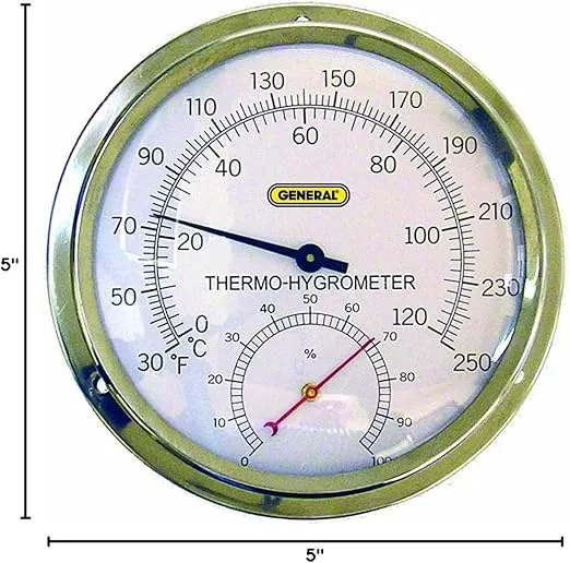 General Tools A600FC High Temperature Analog Thermo-Hygrometer