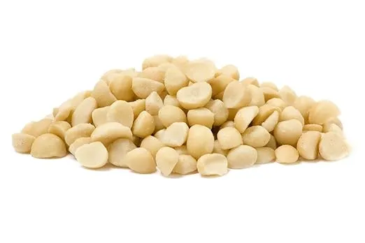 Bayside Candy Macadamia Nuts Raw Unsalted Halves and Pieces,2Lbs