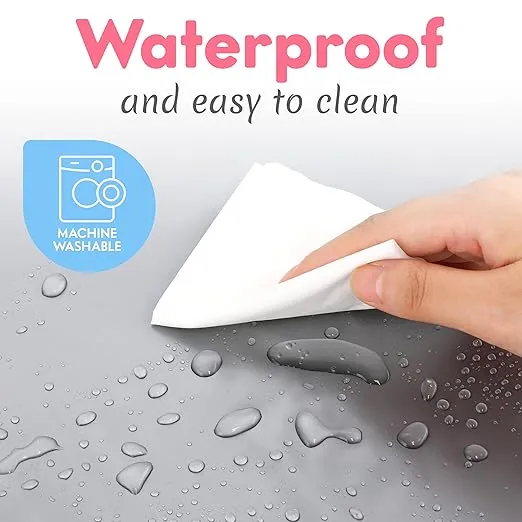Portable Diaper Changing Pad, Portable Changing pad for Newborn Girl & Boy - Baby Changing Pad with Smart Wipes Pocket – Waterproof Travel Changing Kit - Baby Gift by Kopi Baby - Grey Arrow