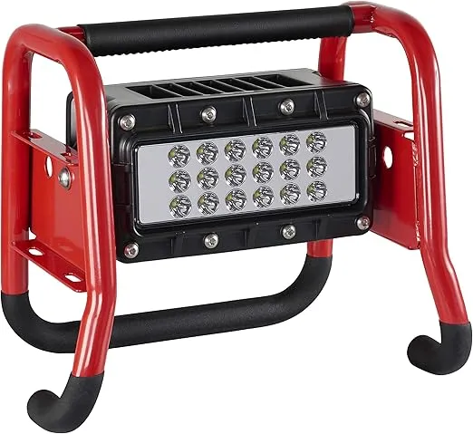Streamlight 46000 High-Lumen Rechargeable Portable Scene Light II with 120V AC/12V DC Power, Red