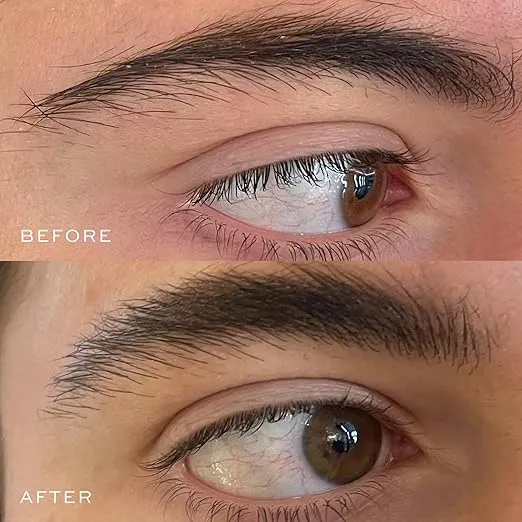 DIME Beauty Eyebrow Enhancing Gel, Clear Eyebrow Gel to Promote Fuller, Thicker, Stronger Brows, 0.20 oz / 6 mL