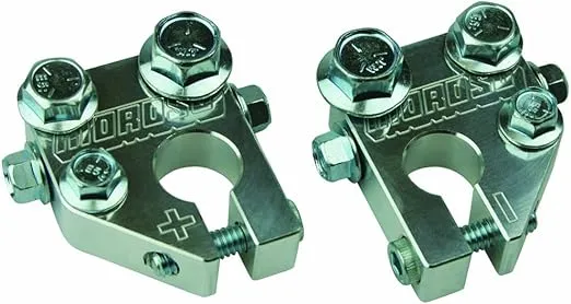 Moroso 74098 Battery Terminal, Multi Power Block, SAE/JIS in Silver