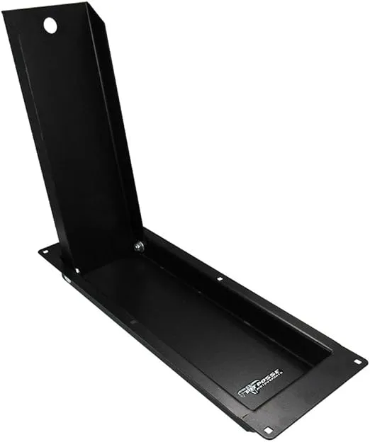 Pit Posse PP2911 New Recessed Wheel Chock Motorcycle Trailer (Large-24 Inch)