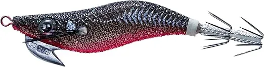 Yo-Zuri A LBL Squid Jig Egi Aurie Q Rs 1 Luminous Black Medium