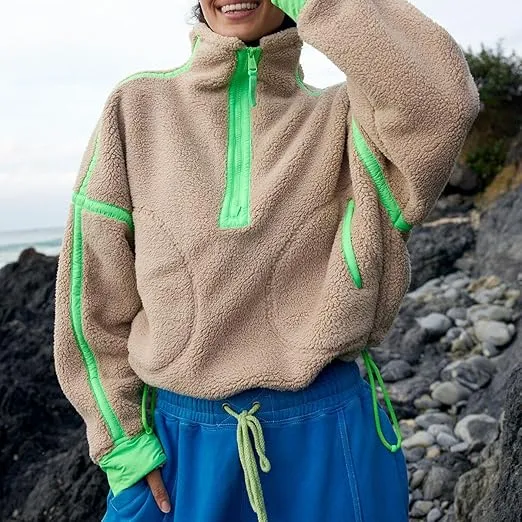 Free People Women's Mountain High 1/2 Zip
