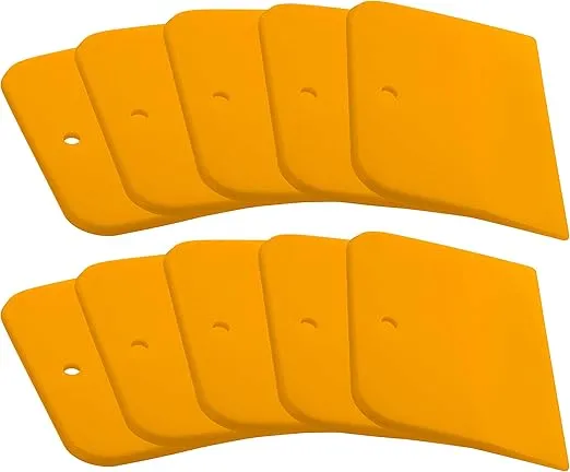 Custom Shop - 4 Inch Body Filler Spreaders for Automotive Body Fillers, Putties and Glazes - Easy, Precise, and Reusable Application - 10 Pack