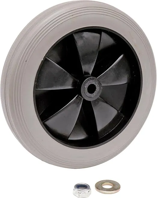 Replacement 8" Rear Wheel for Janitor Cart