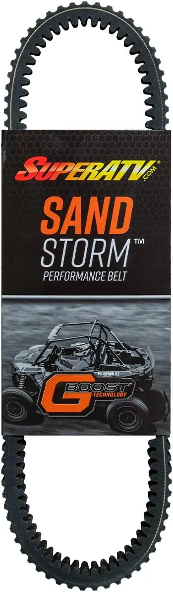 SuperATV Heavy Duty Sand Storm CVT Drive Belt for 2017+ Can Am X3 (All Models) | Built to Perform in Extreme Heat, Dirt, and dust!