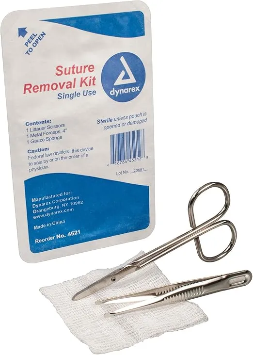 Dynarex 4521 Suture Removal Sterile Kit