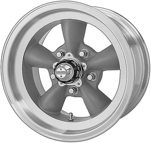 American Racing Vintage VN105D 15X7 5X4.75 GRAY MACH-LP -6MM - VN1055761US