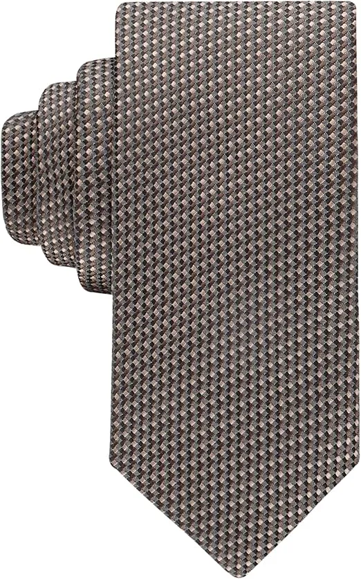 Haggar Men's Textured Tonal Pattern Self-tie Necktie