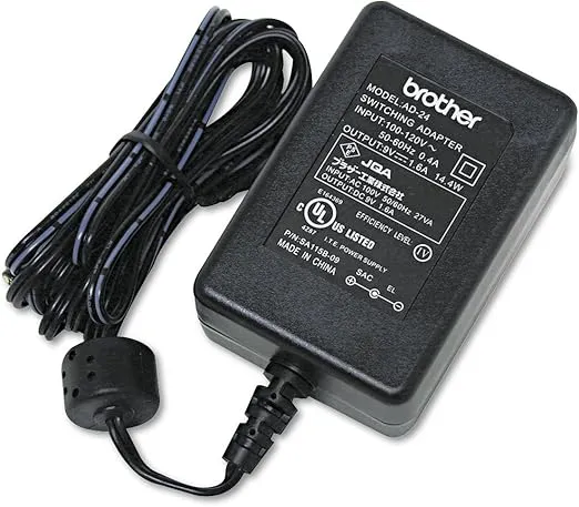 Brother PowerPayless.com 9V AC Adapter Replace AD-24 AD24 AD-24ES AD24ES for Brother P-Touch Label Printer