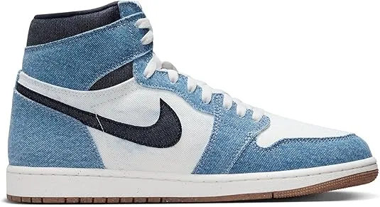 Jordan Men's 1 Retro High OG Denim Summit White/Obsidian (FQ2947 100)