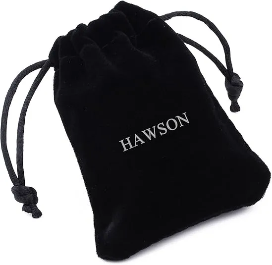 HAWSON Fashion Mother-of-Pearl Tuxedo Shirt Button and Cufflink Set, Specially Designed for Wedding Business