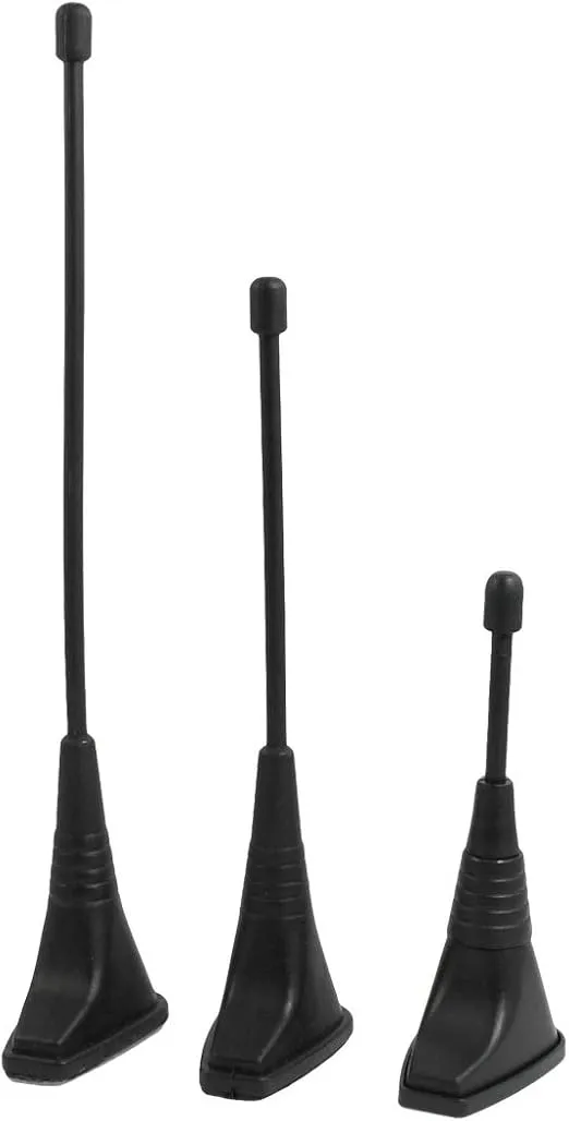 uxcell 3pcs Self-Adhesive Dummy Decorative Aerial Antenna for Car Automoblie