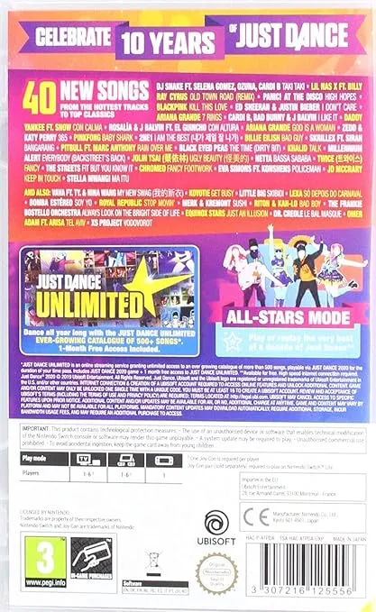 Ubisoft Just Dance 2020 (Nintendo Switch)