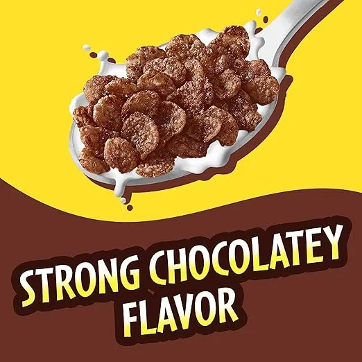 Post Cocoa PEBBLES Breakfast Cereal, Gluten Free, Cocoa Flavored Crispy Rice Cereal, Breakfast Snacks, 19.5 Oz