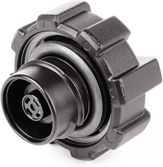 Rugged Ridge Elite Fuel Cap for Jeep JK/JL/JT | Aluminum, Black | 11229.10 | Fits 2001-2024 Jeep Wrangler TJ/JK/JL; 2020-2024 Jeep Glaidator JT