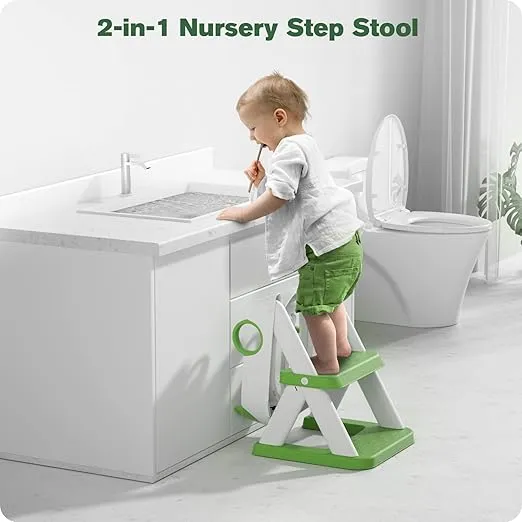 Potty Training Seat, Upgrade Toddler Toilet Seat for Kids Boys Girls, 2 in 1 Potty Training Toilet for Kids, Splash Guard Anti-Slip Pad Step Stool(Upgraded Cushion)