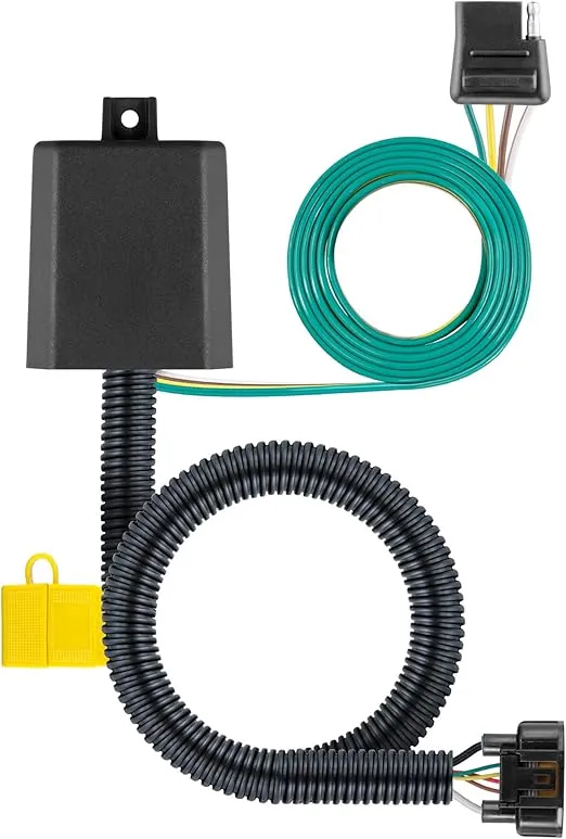 CURT 56420 Vehicle-Side Custom 4-Pin Trailer Wiring Harness, Select Hyundai Palisade, Santa Fe, Kia Telluride