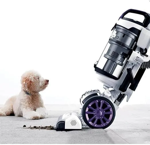 Eureka PowerSpeed Lightweight Bagless Upright Vacuum Cleaner with Pet Turbo Brush, for Carpet and Hard Floor, Plum