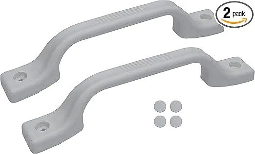 Plastic Grab Handle-Entry Door Assist Bar for RV, Trailer, Camper, Motor Home, Cargo Trailer, Boat-OEM Replacement (White)