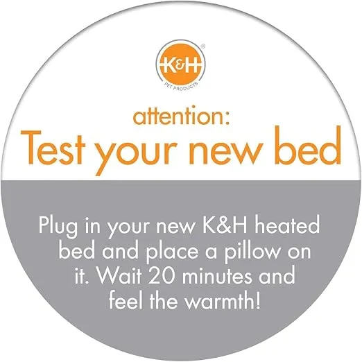 K&H Pet Products Outdoor Small Animal Heated Pad for Rabbits and Small Animals Tan 9 X 12 Inches