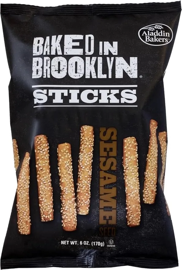 Baked In Brooklyn Breadsticks Sesame - 6 Ounce