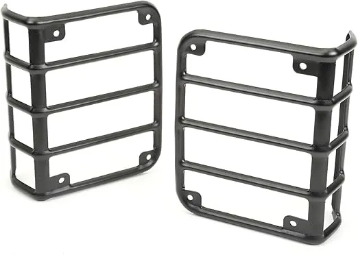 Rugged Ridge | Euro Guard Kit, Tail Light, Textured Black | 11226.11 | Fits 2007-2018 Jeep Wrangler JK