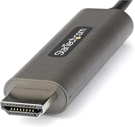StarTech.com 6ft (2m) USB C to HDMI Cable 4K 60Hz w/ HDR10 - Ultra HD USB Type-C to 4K HDMI 2.0b Video Adapter Cable - USB-C to HDMI HDR Monitor/Display Converter - DP 1.4 Alt Mode HBR3 (CDP2HDMM2MH)