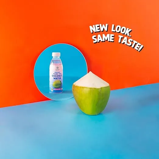 Copra Frozen Young Thai Coconut Water | 100% Pure & Organic | Vegan, Non-GMO, Gluten-Free (Case of 6 x 16 oz bottles)