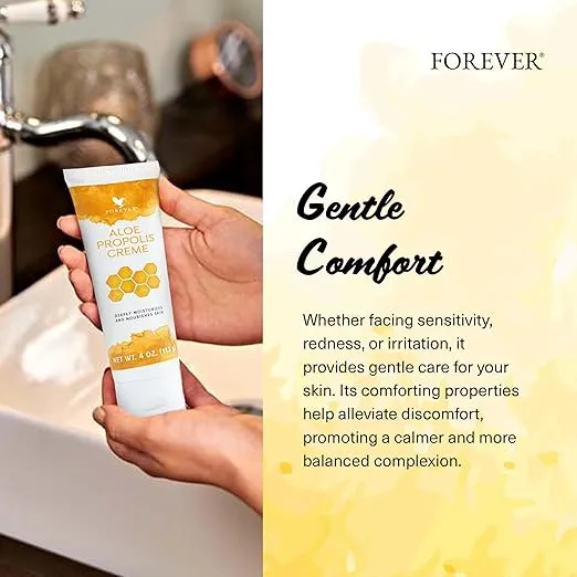 Forever Living - Aloe Propolis Creme - Skin Nourishment with Aloe Vera & Bee Propolis - Moisturizing Cream with Vitamins A, E, and C - 4 oz (2 Pack)