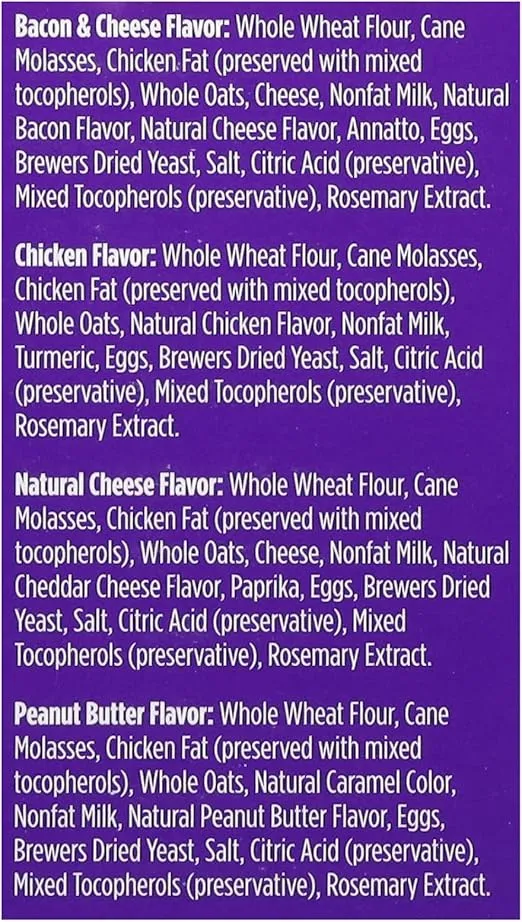Blue Dog Bakery Natural Dog Treats, More Crunch Large, Assorted Flavors, 18oz Box, 1 Box