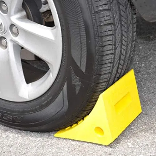Esco - 12590 Pro Series Wheel Chock for Cars, Trucks and Trailers