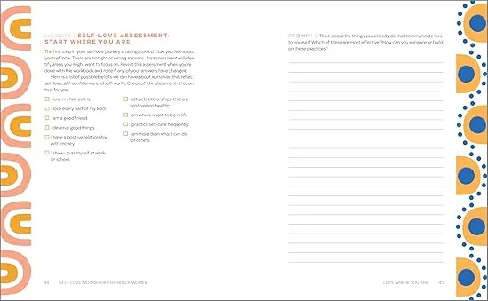 Self-Love Workbook for Black Women: Empowering Exercises to Build Self-Compassion and Nurture Your True Self (Self-Love Workbook and Journal)