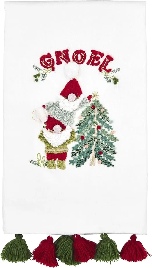 Mud Pie Embroidered Towel, Gnoel
