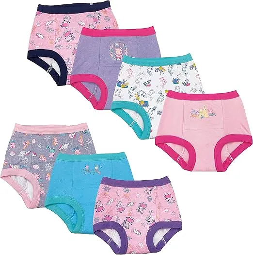 Peppa Pig Girls' Toddler Potty Training Pant and Starter Kit Includes Stickers and Tracking Chart Sizes 18m, 2t, 3t and 4t