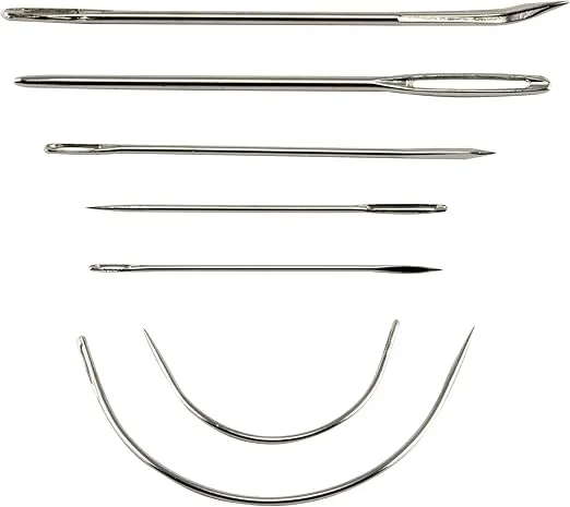 SINGER 51026 ProSeries Heavy Duty Household Hand Needles with Storage Pouch and Needle Puller, Teal