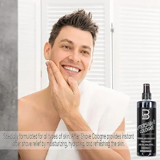 L3 Level 3 After Shave Spray Cologne - Softens Skin - Refreshes and Relieves Face and Skin - Moisturizing Formula Level Three After Shaving (Rose - Small)