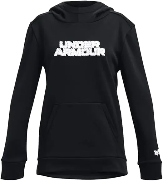 Under Armour Girls' Armour Fleece Branded Hoodie