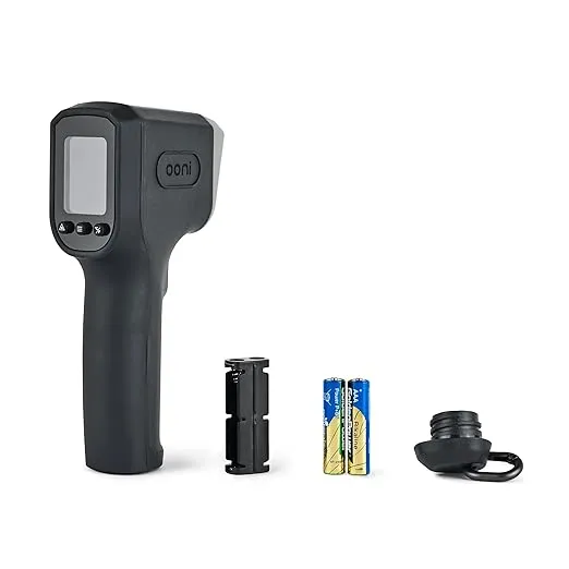 Ooni Digital Infrared Thermometer - Instand Read Digital Thermometer with LCD Display, IR Thermometer for Indoor and Outdoor Cooking, Barbecue Thermometer, Laser Thermometer
