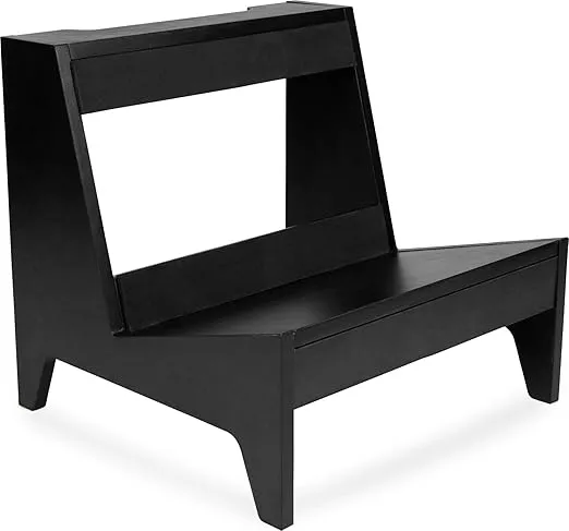 Gator Frameworks Elite Series Small Wooden Combo Guitar Amp Stand in Black Finish (GFW-ELITEGTRAMPSM-BLK)