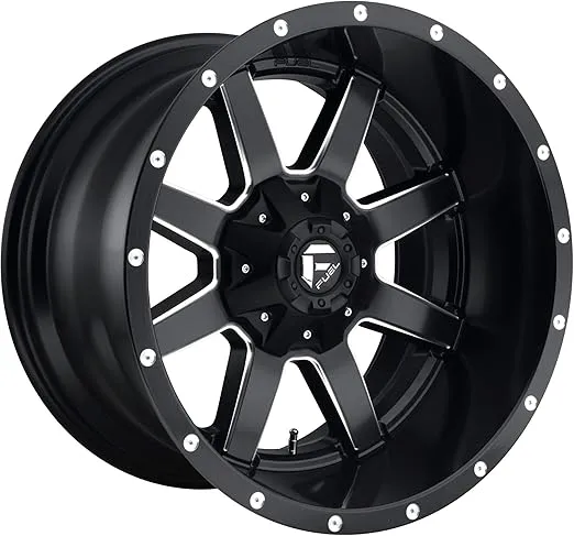 FUEL Maverick NBD-Matte BLK MIL Wheel with Painted (18 x 9. inches /8 x 180 mm, 20 mm Offset)