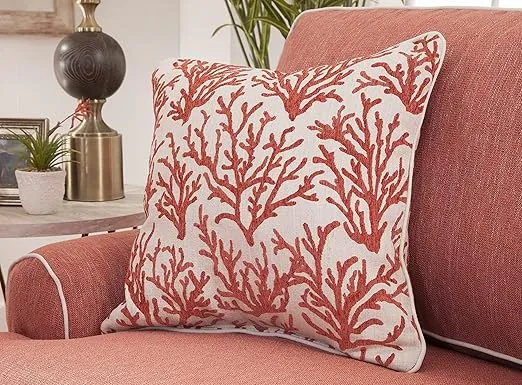 American Furniture Classics Coral Springs Model 8-020-S260C Loveseat with Two Matching Pillows