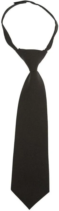 French Toast Boys' Adjustable Solid 8-12 Size Tie