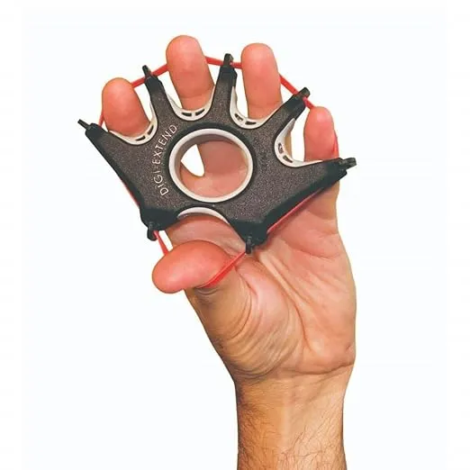 CanDo 10-0775 Digi-Extend Hand Exerciser Package, Black, 15pcs