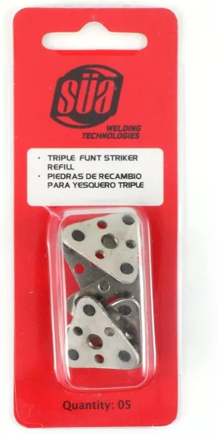 Triple Flints Replacement for Torch Striker (5 pkg) - SÜA