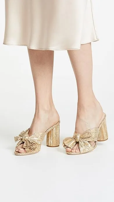 Loeffler Randall Women's Penny Pleated Bow Sandals