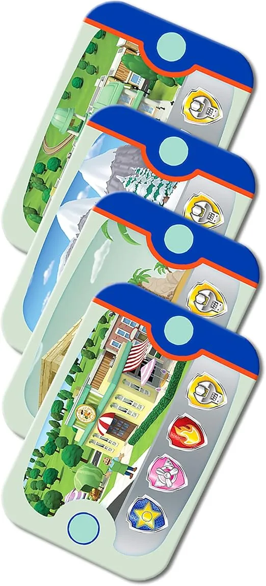 Melissa & Doug PAW Patrol Hand Puppets (4 Puppets, 4 Cards) - PAW Patrol Puppets Pretend Play for Kids