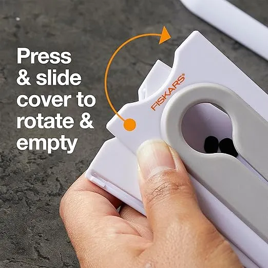 Fiskars 177400-1001 Vinyl Cutting, one Weeding Tool, Orange & White